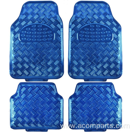 Metallic Design Car Floor Mat